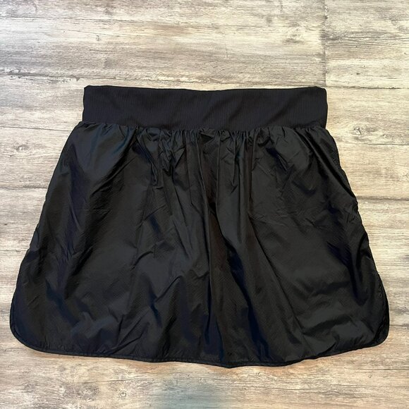 Sincerely Jules Black Athletic Skort, Bungee Elastic Waist, Pockets - Size Large - Picture 8 of 8